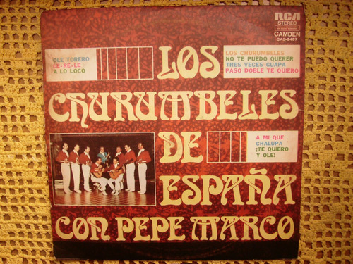 Los Churumbeles De España Con Pepe Marco - Lp Vinilo Promo