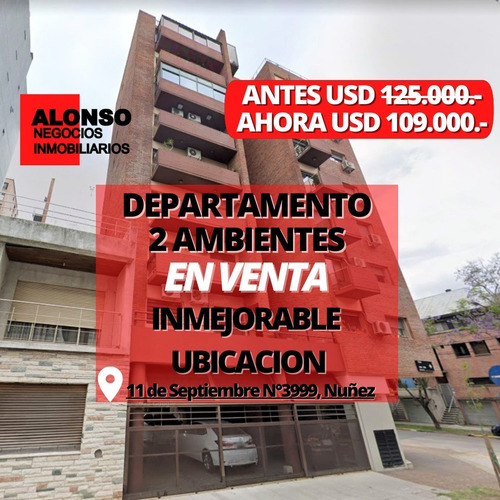 Imagen 1 de 14 de Hermoso Depto 2 Ambientes Con Balcon - Inmejorable Ubicacion