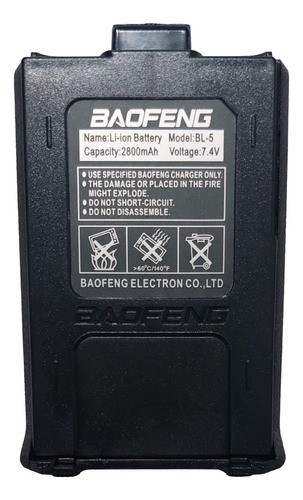 Bateria Baofeng Original Li-ion 7.4v 2800 Mah Handy Uv-5r