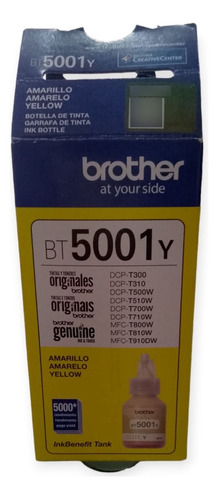 Tinta Amarilla Brother Bt5001y Original