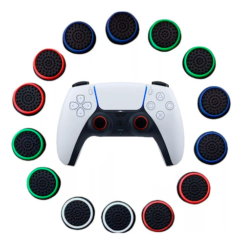 8 Grip Protetor Analógico Compatível Xbox One Ps3 Ps4 Ps5