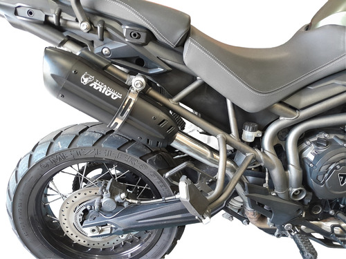 Ponteira Esportiva Tiger 800cc Logo Laser Mw Preta