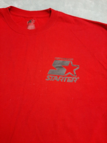 Camiseta Starter Roja Hombre.Id. M-trs-2 (Usado)