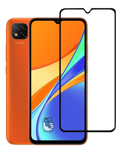 Vidrio Templado Xiaomi Redmi 9c Cubre Y Pega Toda Pantalla