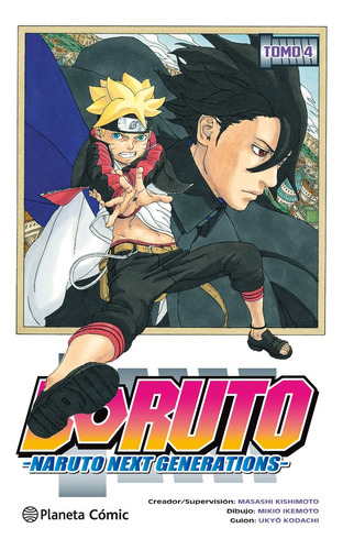 Boruto Nãâº 04, De Kishimoto, Masashi. Editorial Planeta Cómic, Tapa Blanda En Español