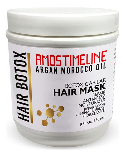 Amostimeline Hair Botox - Acondicionador Profundo, Mascaril.