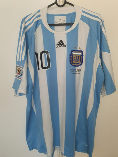 Camiseta Seleccion Argentina 2010 adidas Titular #10 Messi