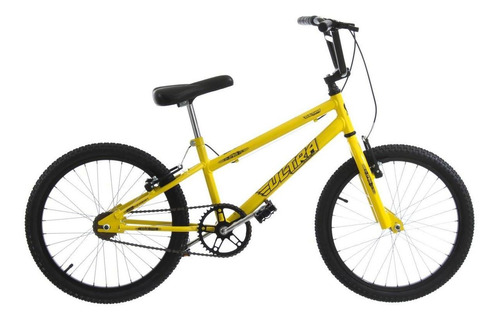 Bike Masculina Aro 20 Rebaixada Amarela Ultra Bikes