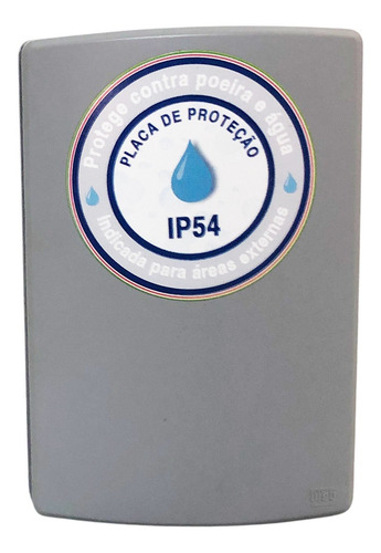 Tomada 2p+t 20a Weg Composé Cinza Uso Externo C/tampa Ip-54