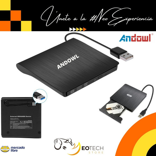 Imagen 1 de 3 de Unidad Dvd Rw Externa