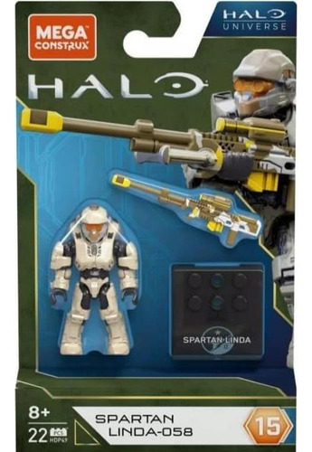 Conjunto 5 Figuras Mega Construx Halo Heroes Serie 15
