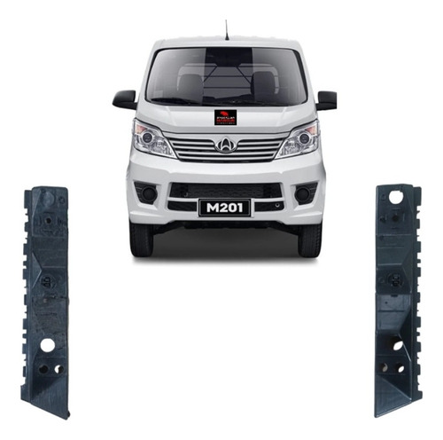Parachoque Delantero Changan M201 Con Soportes Incluídos
