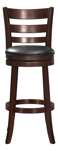 Lexicon Eschete Ladder Back Swivel Bar Stool 30 Sh Dark