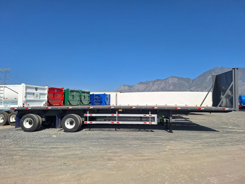 Plataforma Plana Remolque Chasis 53 Pies Con 2 Ejes