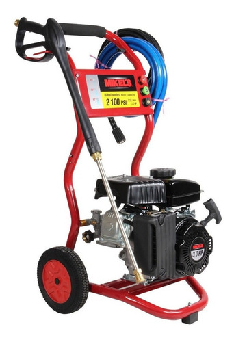 Hidrolavadora Alta Presion 200 Psi Gasolina 2.4 Hp Mikels Color Negro