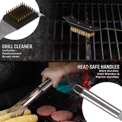 Herramientas Para Parrilla Barbacoa Home-complete, Juego Con
