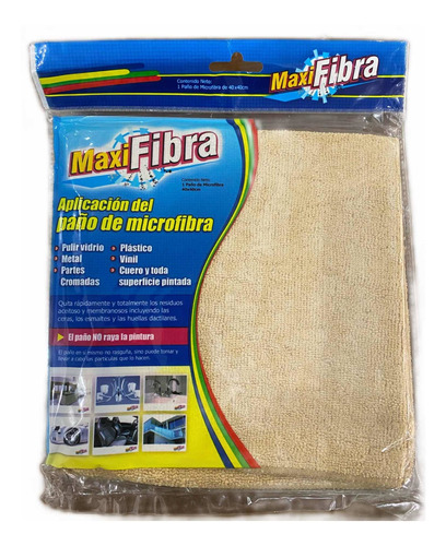 Paño Microfibra Maxifibra Multiuso Súper Absorbente Alto Ren