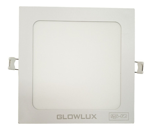 Panel Led Embutir 18w Cuadrado Luz Cálida - Glowlux -