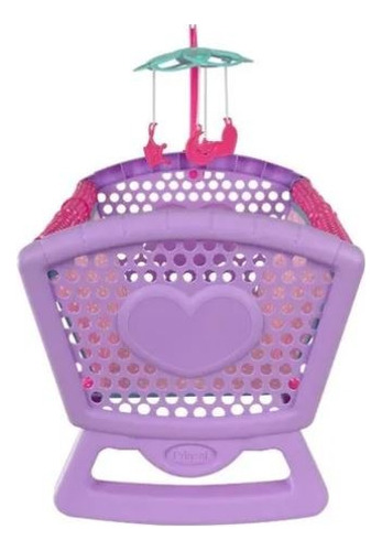 Cuna Mecedora Para Muñecas Prinsel Con Móvil Resistente