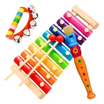 Comprar Kit Instrumentos Musicales Xilofon + Flauta + Sonajero Niños