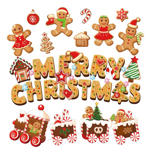 Recortes De Navidad De Pan De Jengibre 46 Piezas