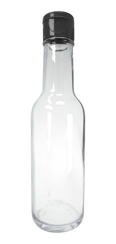 Botella Vidrio 5 Oz 165 Ml (120 Pz) Flip Top Envase Salsas  