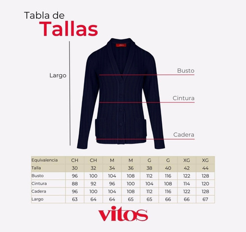 Suéter Vitos Cuello En V Para Mujer Talla 36