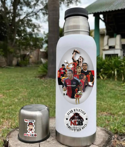 Stickers River, Newlls Futbol Calcos Termos Compu Mate Celu
