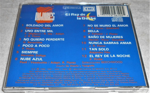 Cd Mijares / El Rey De La Noche (Usado)