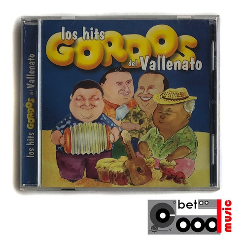 Cd Los Hits Gordos Del Vallenato- Varios Artistas/ Excelente