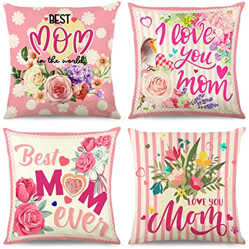 Fundas De Almohada Decorativas Del Día De La Madre De ...