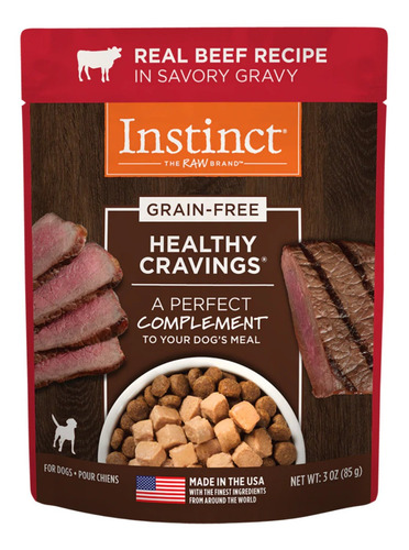 Imagen 1 de 7 de Alimento Húmedo Healthy Cravings De Carne Para Perros 85g