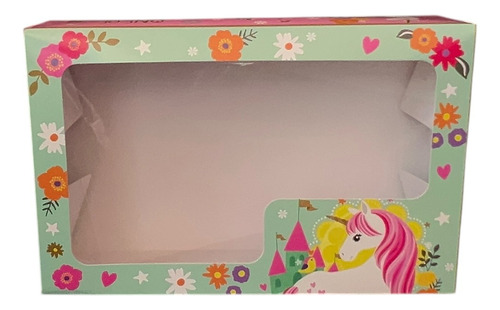Granmark Caja Comida Desechable 6 Lunch Box Fiesta Unicornio