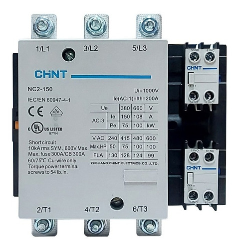 Contactor 150a 220v Chint  