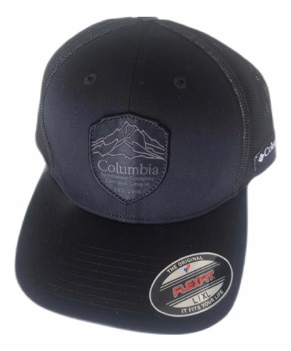 Jockey Columbia Flex Fit Black Logo Bordado Importado Usa