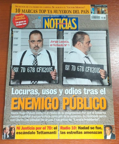 Revista Noticias 13 De Octubre 2012 Lanata Enemigo Público 