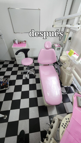 Tapizado De Equipo Odontológico Tela Importada Plastificada