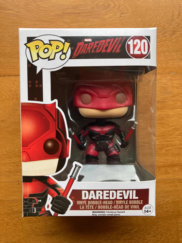 Funko Pop! Daredevil #120! Red Suit! Daredevil Netflix Tv!