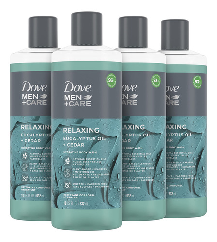  Dove Men+care - Gel De Baño Corporal Para Una Experiencia