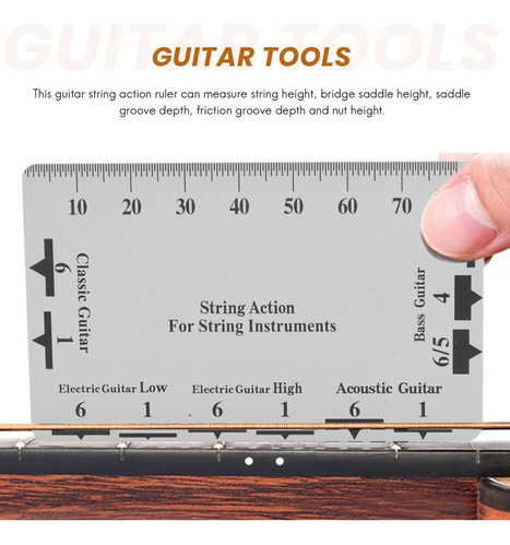 . Herramienta Luthiers De Borde Recto Con Muescas For Cuello