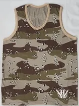 Comprar Musculosa Táctica Camuflada Desert Ejer Algodon 100% Uca