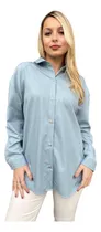 Comprar Camisa Vestir Entallada Manga Larga Vestir Casual De Jean