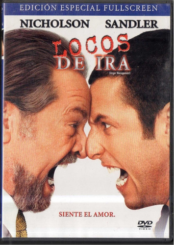 Locos De Ira Dvd Adam Sandler Jack Nicholson 