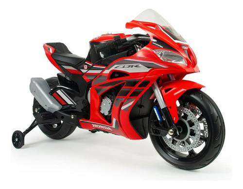 Moto Montable Eléctrica Para Niños Honda Cbr 12v Injusa Roja