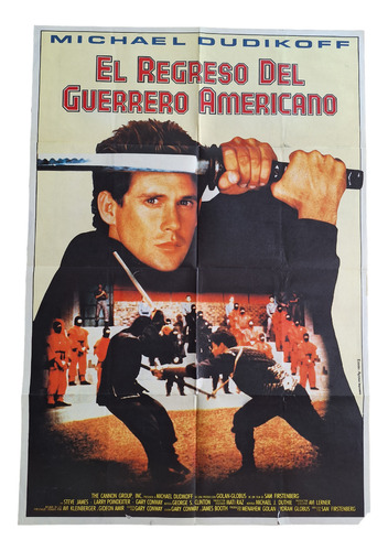 Poster Afiche Cine El Regreso Del Guerrero Americano *