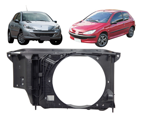 Painel Frontal Peugeot 207 2011 2012 2013 2014 2015 Com Ar