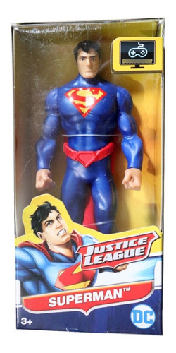 Figura Superman 15c Liga De La Justicia Coleccionable Mattel