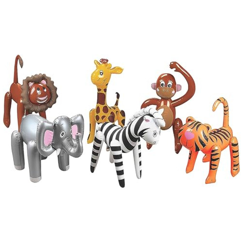 Pack De 12 Animales Inflables Fun Express
