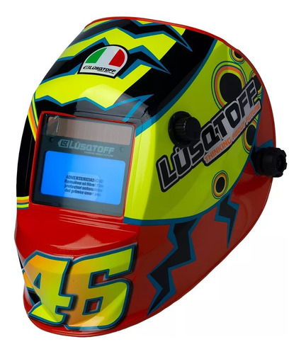 Careta Mascara Soldar Fotosensible Regulable Valentino Rossi