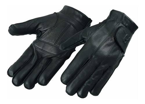 Hugger Guantes De Cuero Suave Sin Dedos Para Hombre, Con Pal